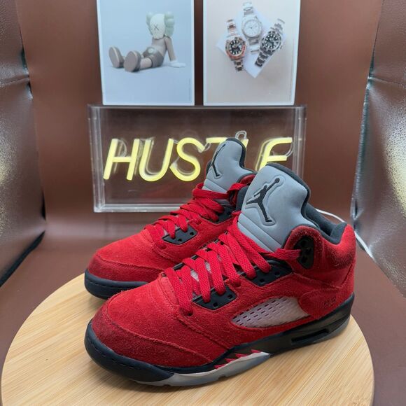 Jordan 5 Retro Mid Raging Bull (GS) Sz 6Y - Picture 2 of 10